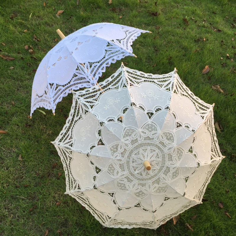 New Vintage Lace Umbrella Hand – Embroidery Wedding recenzja i cena