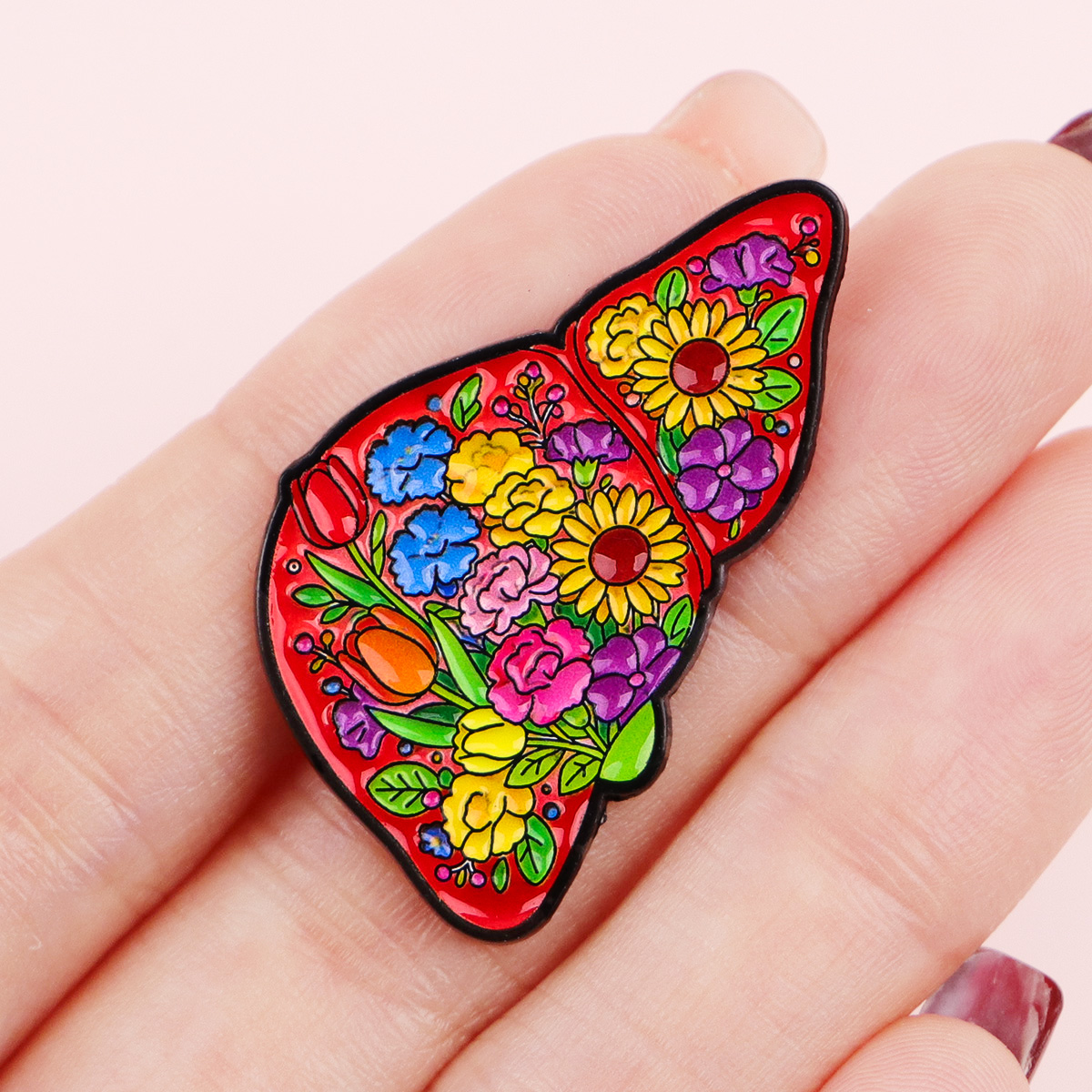 Brain Enamel Pin Medical Badge – Embroidery Illustration recenzja i cena