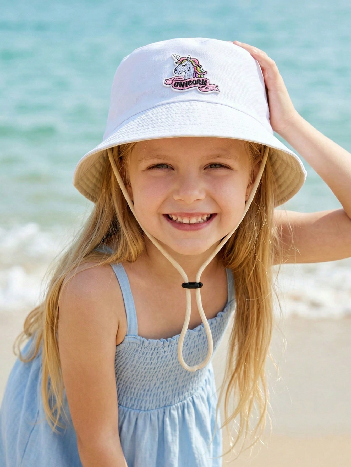 1pcs 2-6Y Girls Cartoon Unicor – Embroidery Unicorn recenzja i cena