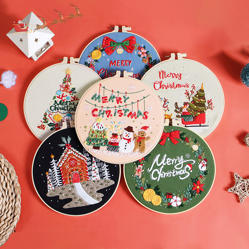 Merry Christmas DIY Embroidery – Embroidery Xmas Kits recenzja i cena