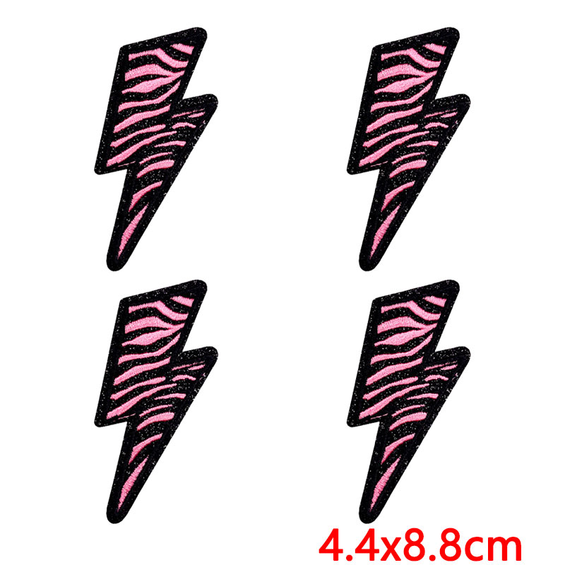10PCS/Lot Bright Pink Zebra He – Embroidery Design 3D recenzja i cena