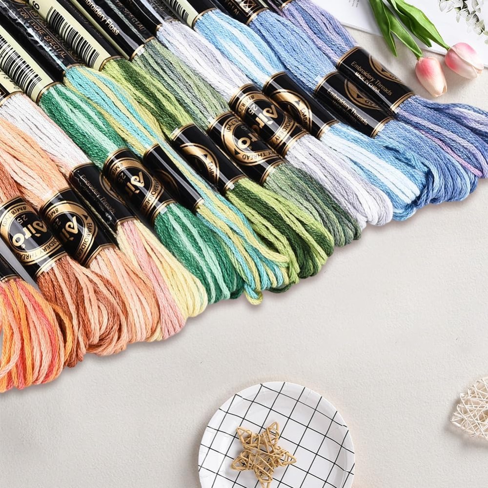 12 Skeins 105 Yards Cross Stit – Embroidery Gradient recenzja i cena