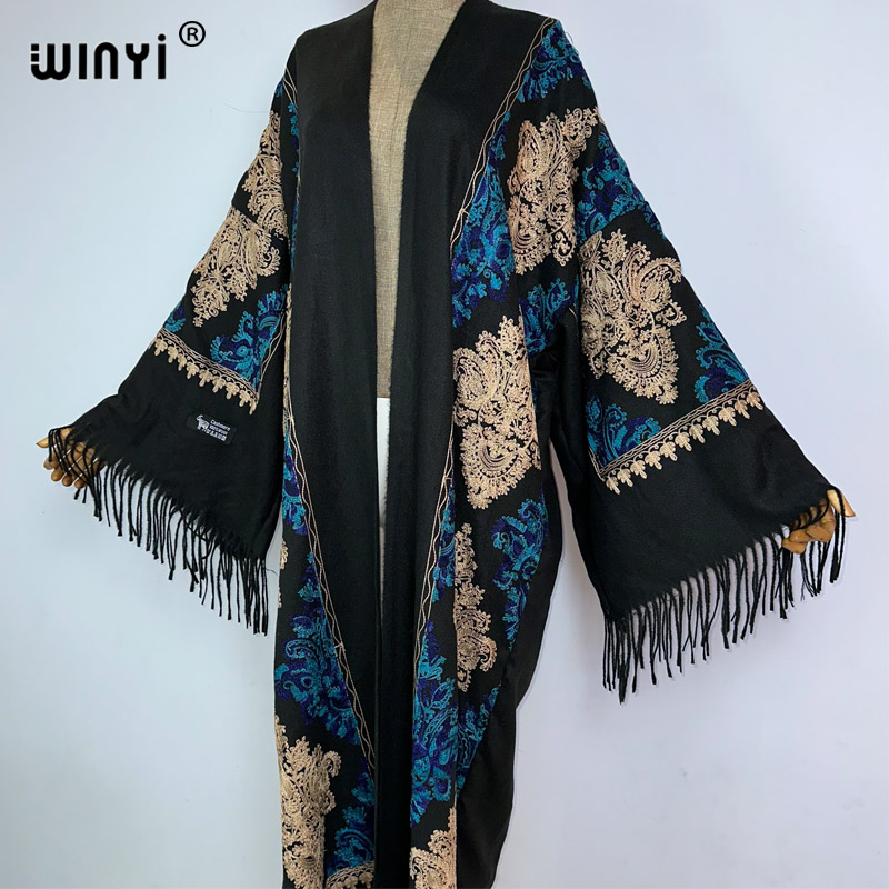 WINYI Winter Women tassel Pash – Embroidery Pashmina recenzja i cena