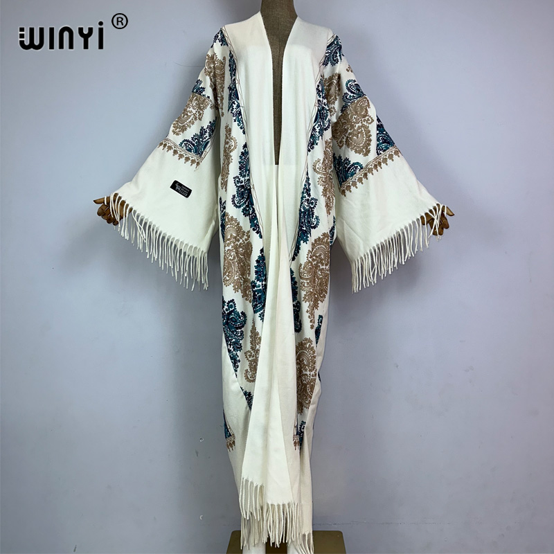 WINYI Winter Women tassel Pash – Embroidery Pashmina recenzja i cena