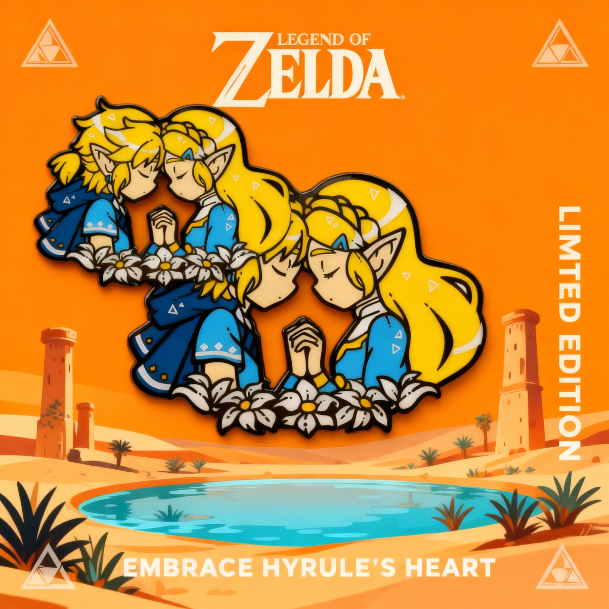 Anime Princess Enamel Pin Cosp – Embroidery Illustration recenzja i cena