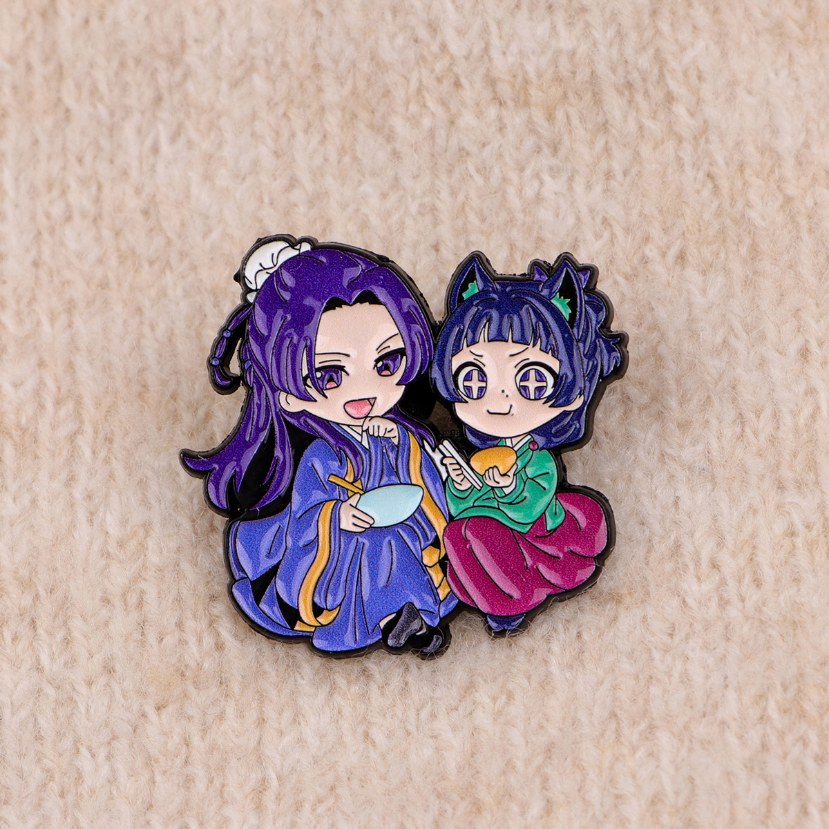 Anime Manga Enamel Lapel Pins  – Embroidery Illustration recenzja i cena
