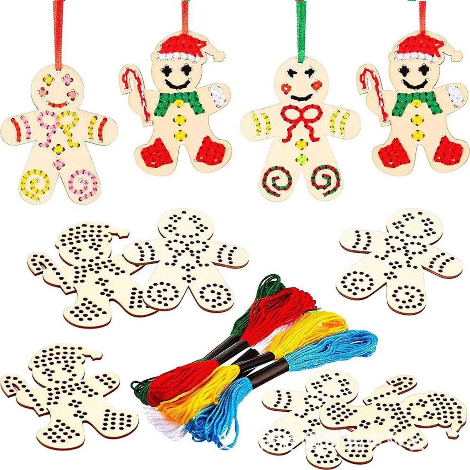 Cross Stitch Hanging Pendant E – Embroidery Xmas Decorations recenzja i cena