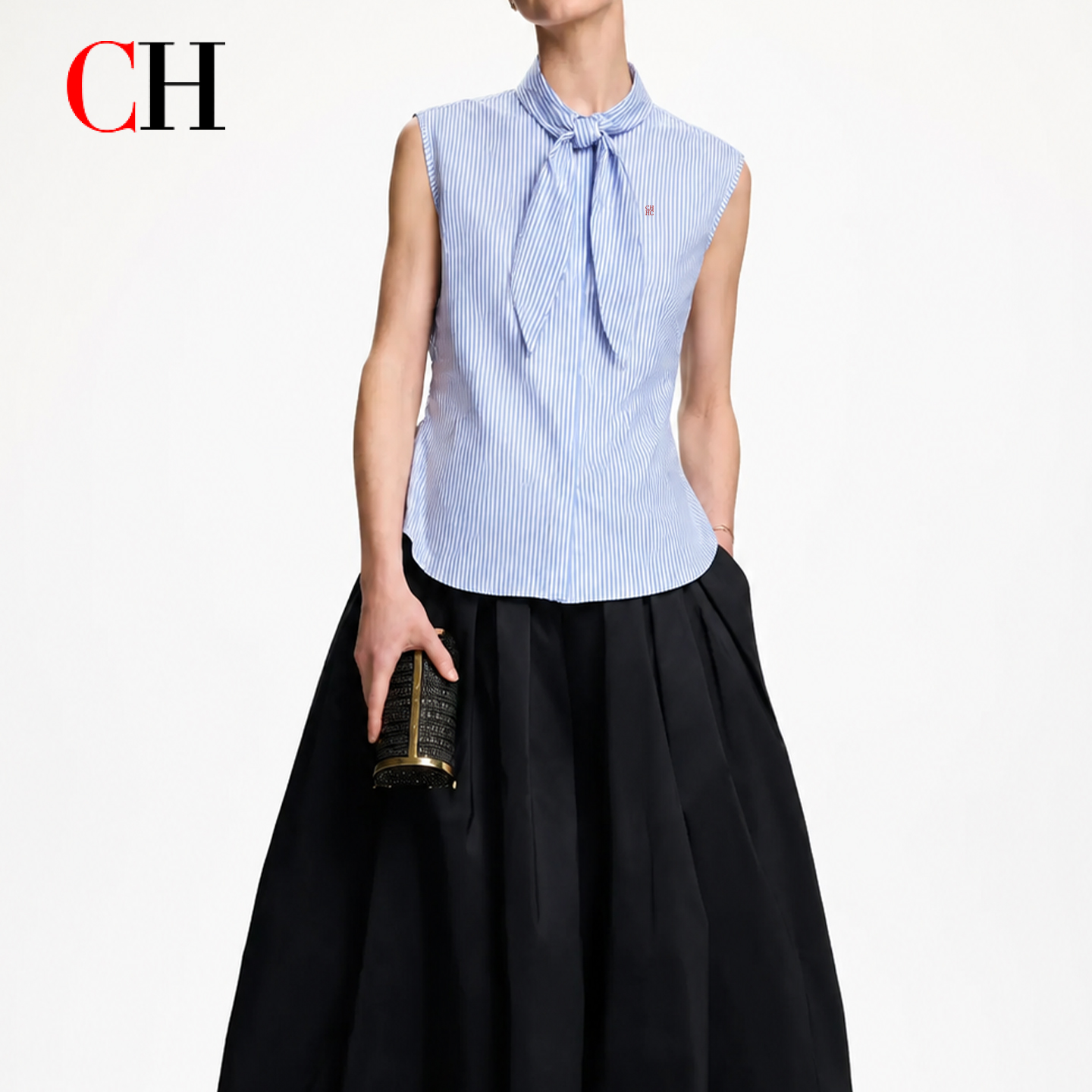 CH Embroidered Sleeveless Shir – Embroidery Pashmina recenzja i cena