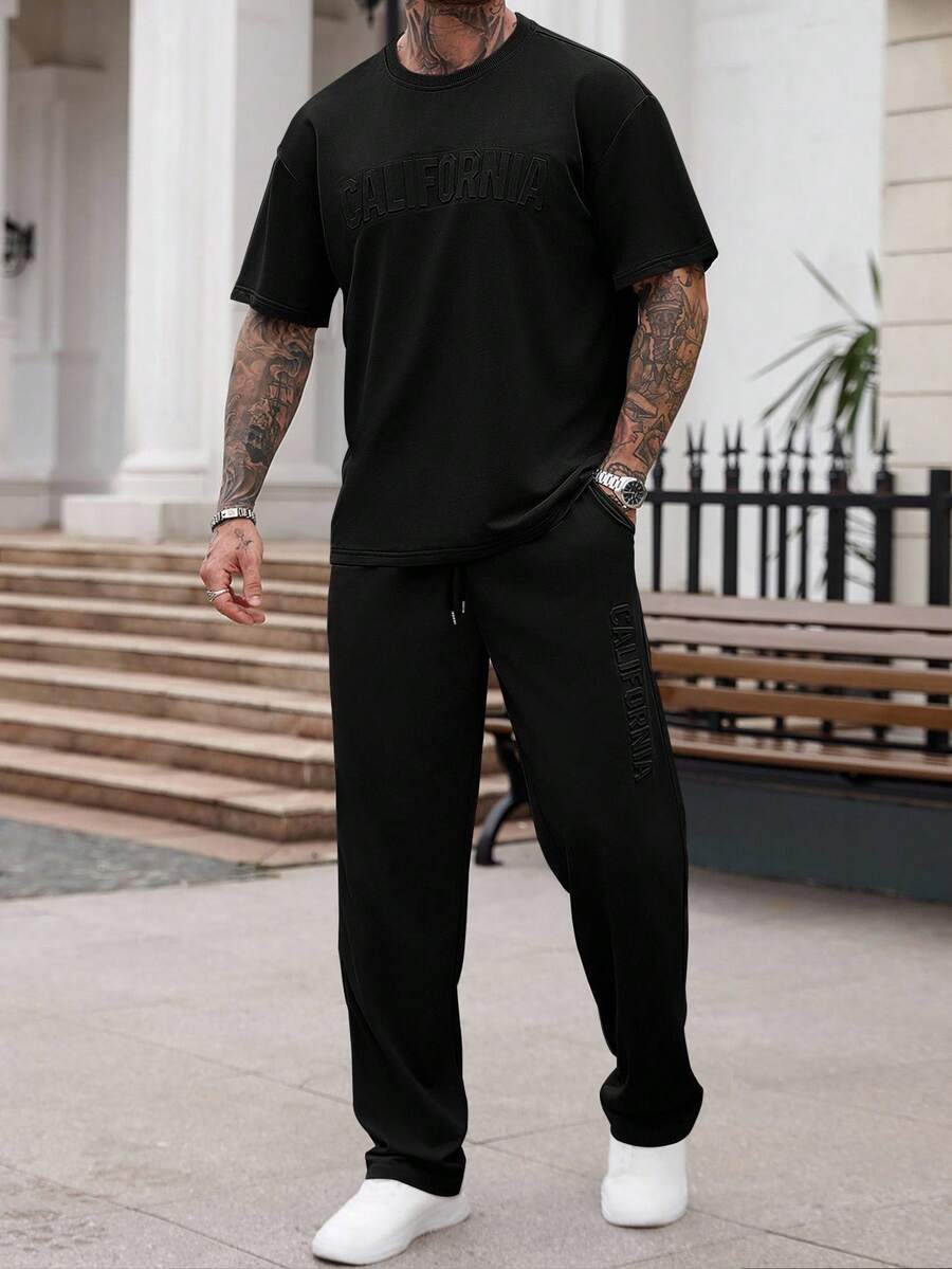 Mens Casual Solid Color Letter – Embroidery Cotton Shirt recenzja i cena