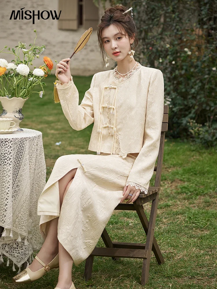 MISHOW Chinese Lace Edge Jacke – Embroidery Jacket recenzja i cena
