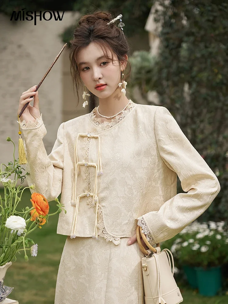 MISHOW Chinese Lace Edge Jacke – Embroidery Jacket recenzja i cena