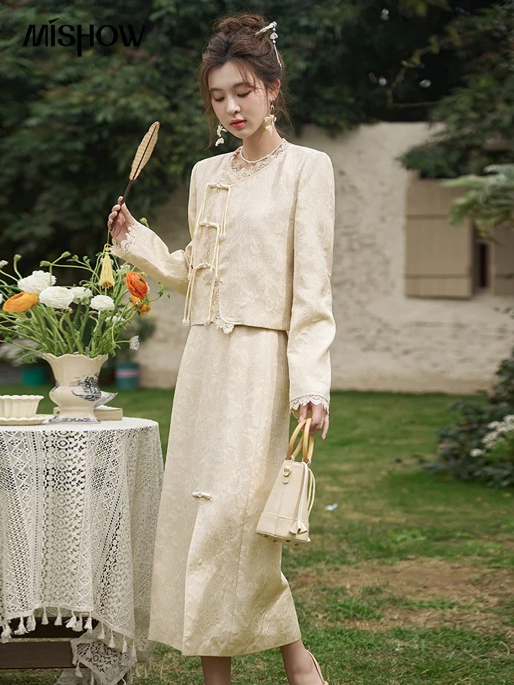 MISHOW Chinese Lace Edge Jacke – Embroidery Jacket recenzja i cena