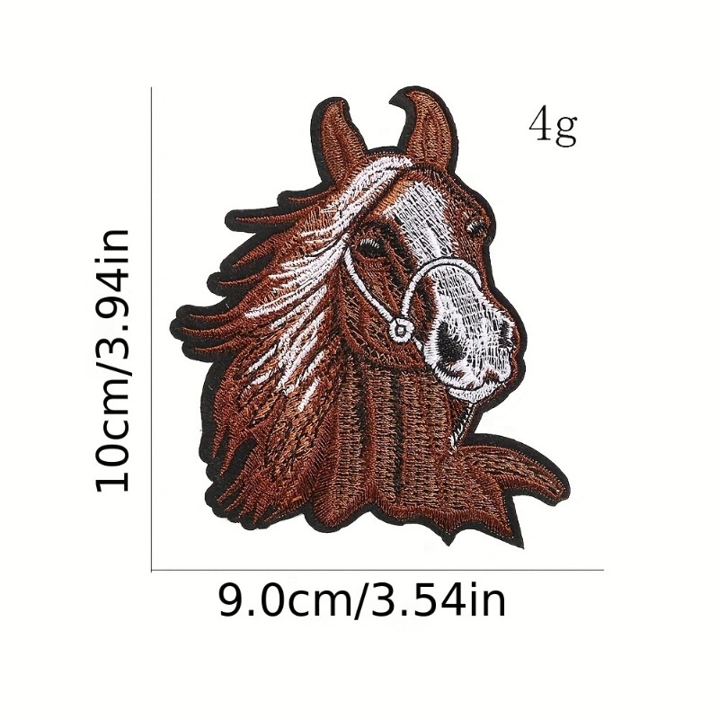 Horse Head Adhesive Embroidery – Embroidery Unicorn recenzja i cena