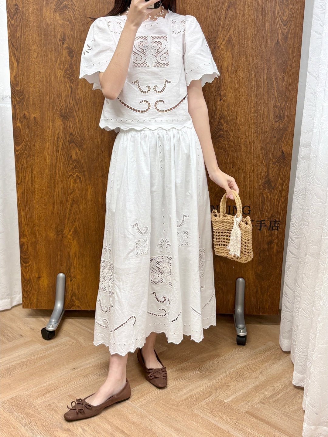 2026 New Hollow Embroidery Sho – Embroidery Cotton Shirt recenzja i cena