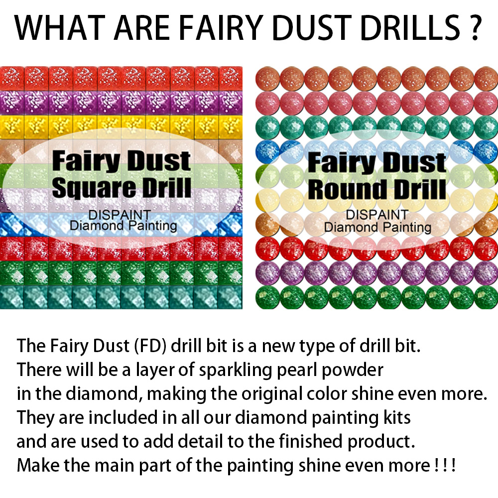 Dispaint Fairy Dust AB Diamond – Embroidery Roll Pattern recenzja i cena