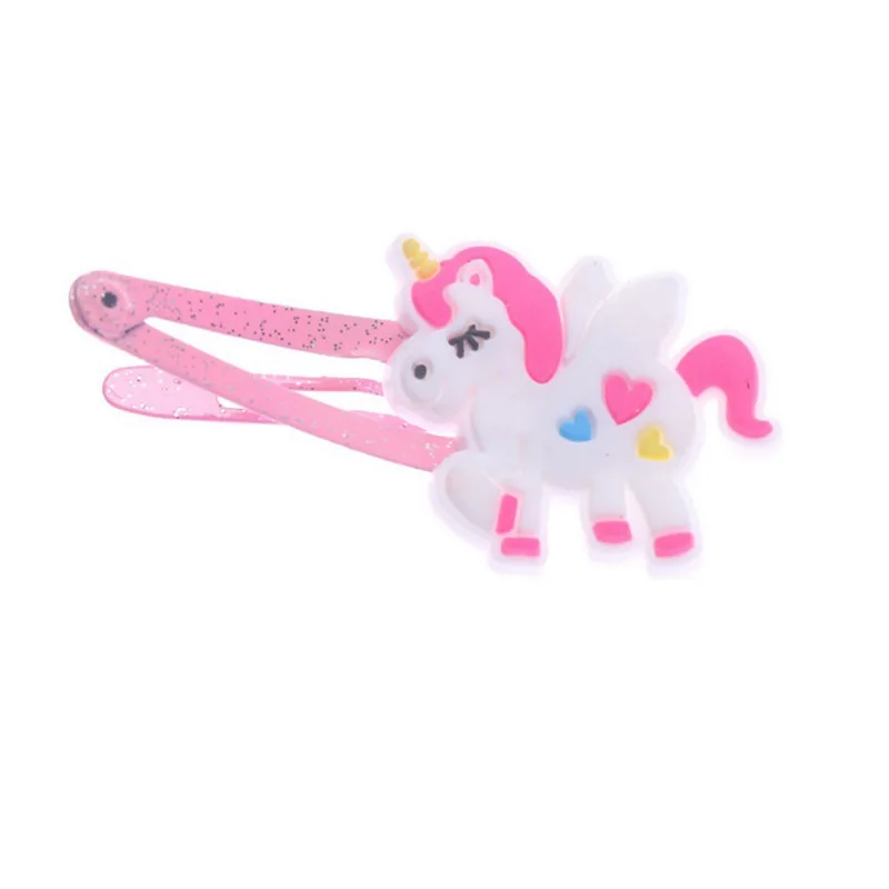 4PCS Unicorn Hair Clips Barret – Embroidery Unicorn recenzja i cena