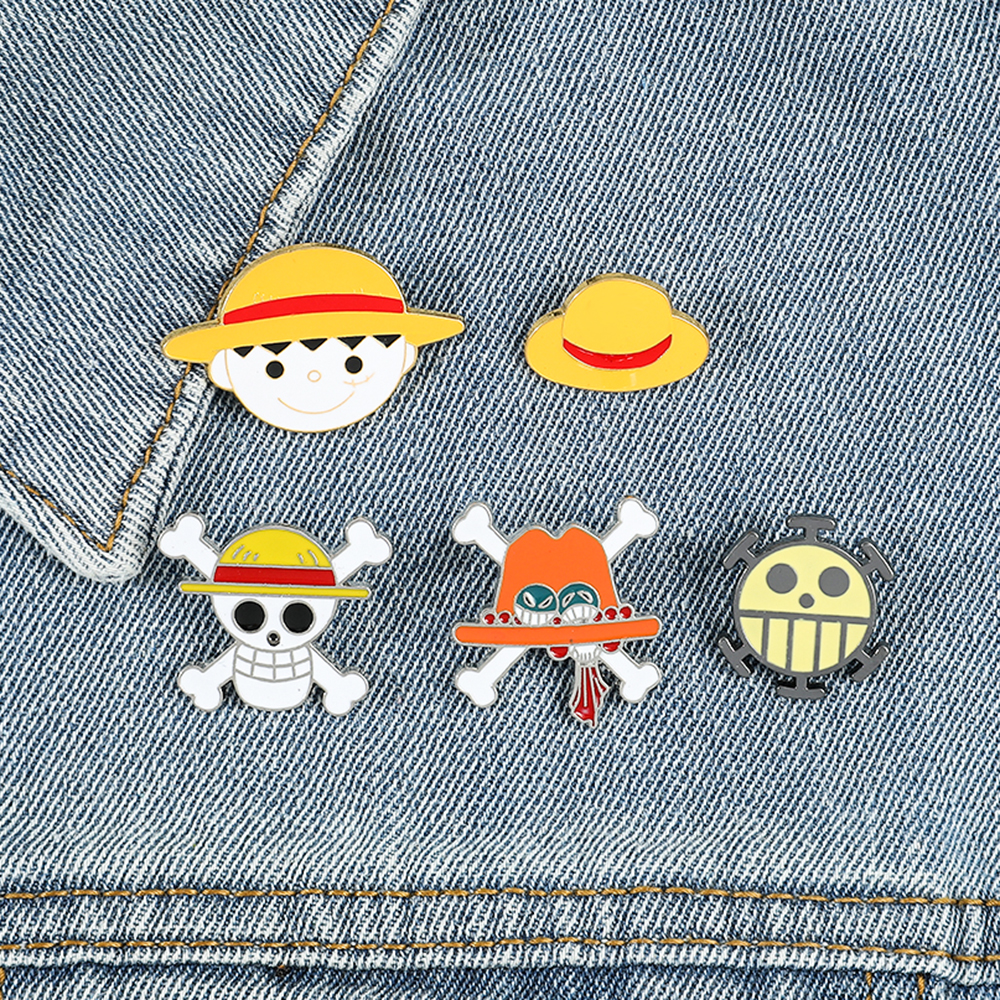 One Piece Brooch Anime Cartoon – Embroidery Illustration recenzja i cena