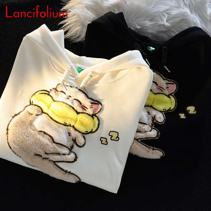 Flocking Kawaii  Cat Embroider – Embroidery Design 3D recenzja i cena