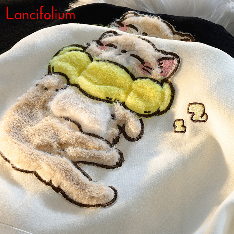 Flocking Kawaii  Cat Embroider – Embroidery Design 3D recenzja i cena