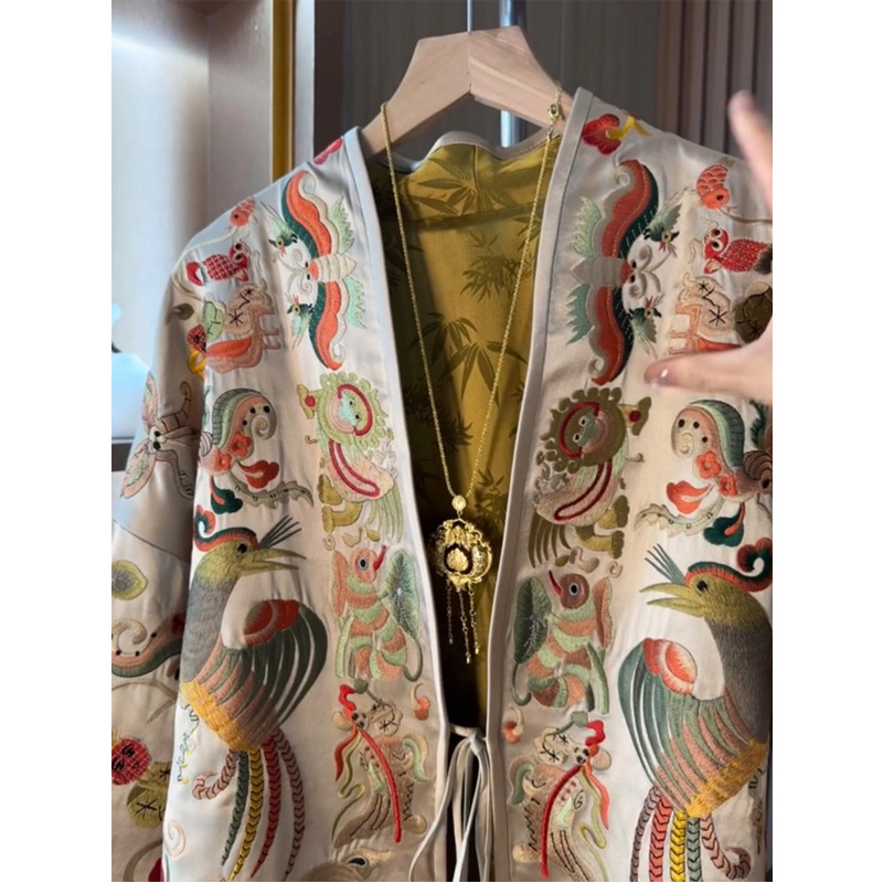 New Chinese Style Kimono Cardi – Embroidery Jacket recenzja i cena