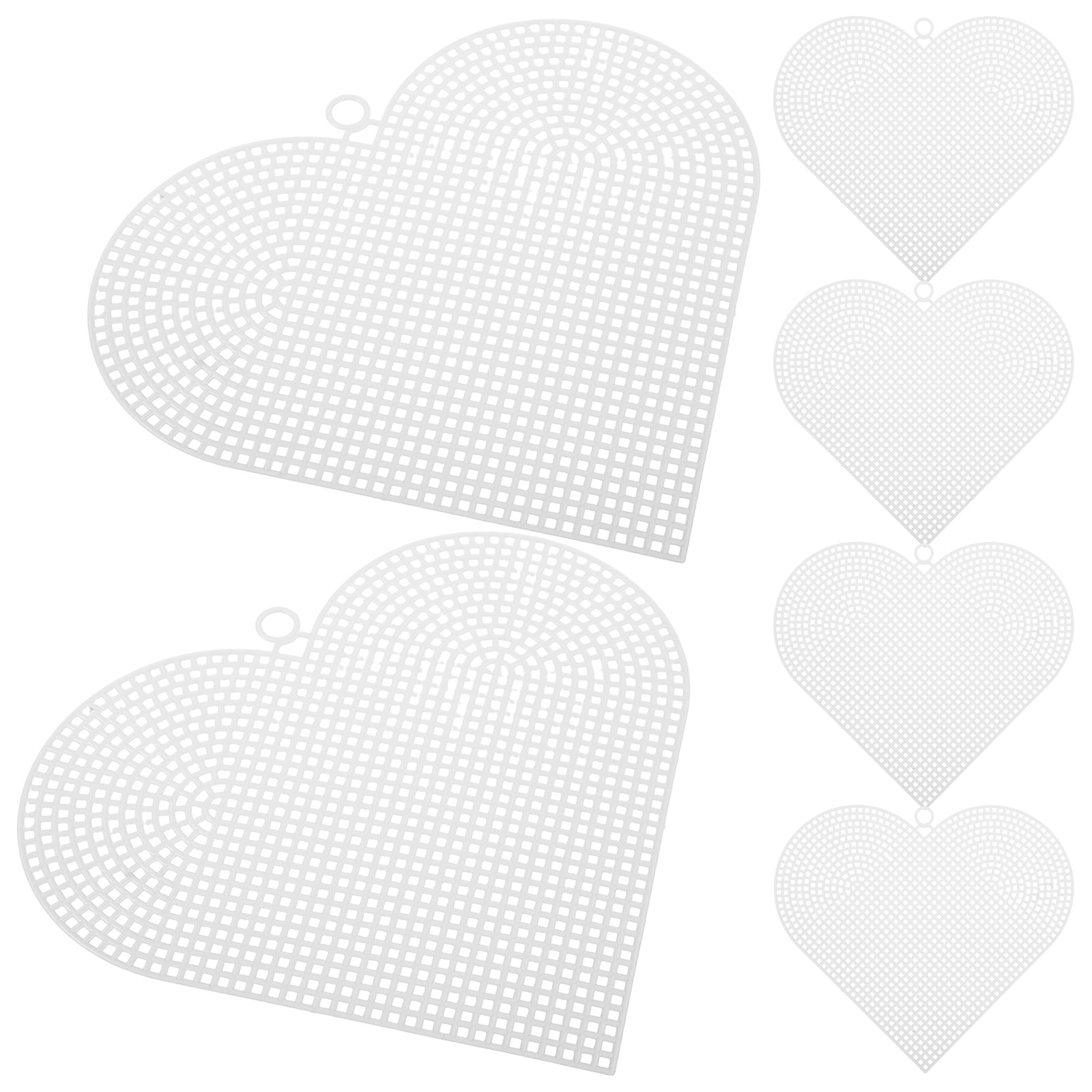 6Pcs Plastic Heart Mesh Sheets – Embroidery Sheet recenzja i cena
