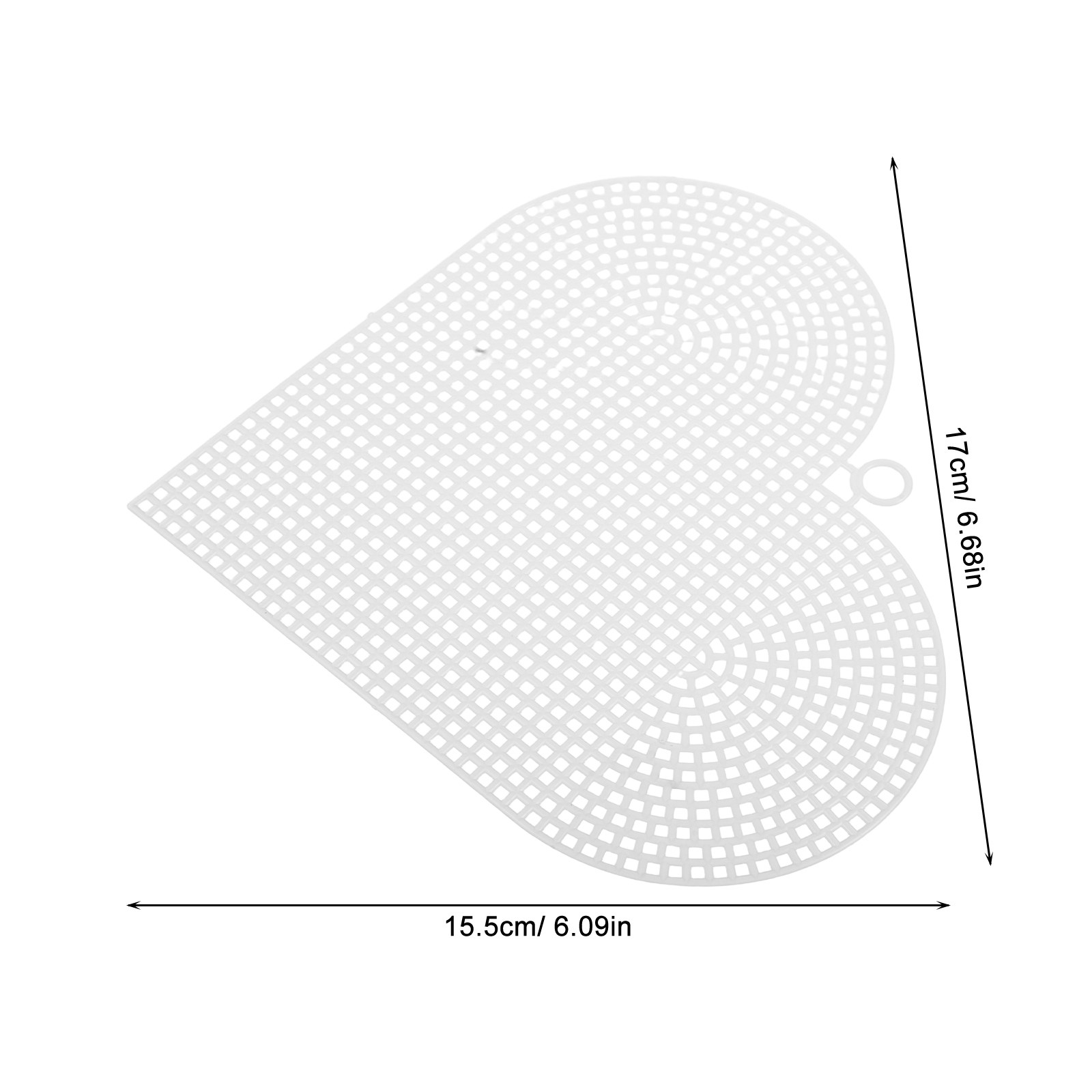 6Pcs Plastic Heart Mesh Sheets – Embroidery Sheet recenzja i cena