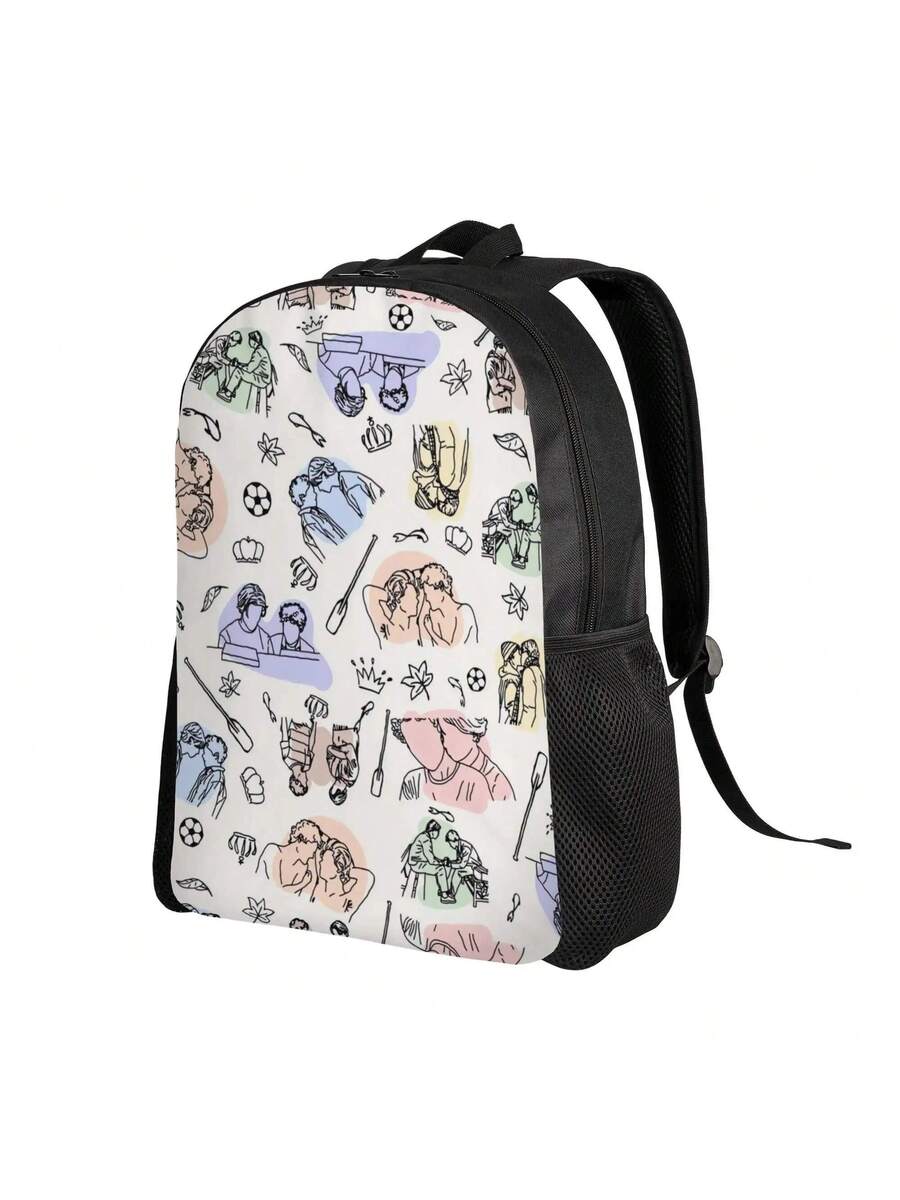 Casual Illustrated Backpack Wi – Embroidery Illustration recenzja i cena