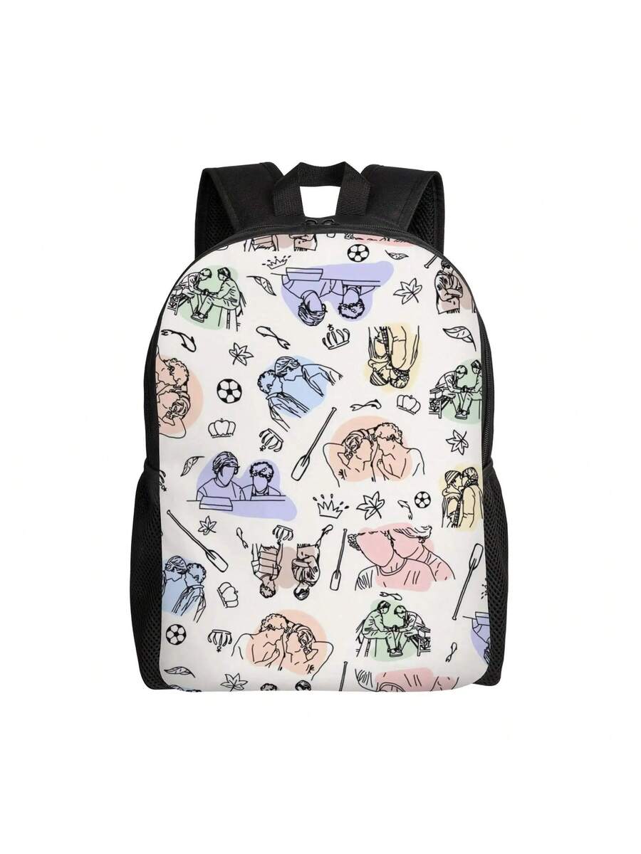 Casual Illustrated Backpack Wi – Embroidery Illustration recenzja i cena
