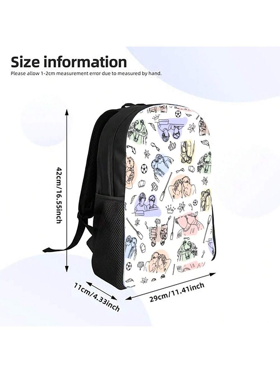Casual Illustrated Backpack Wi – Embroidery Illustration recenzja i cena
