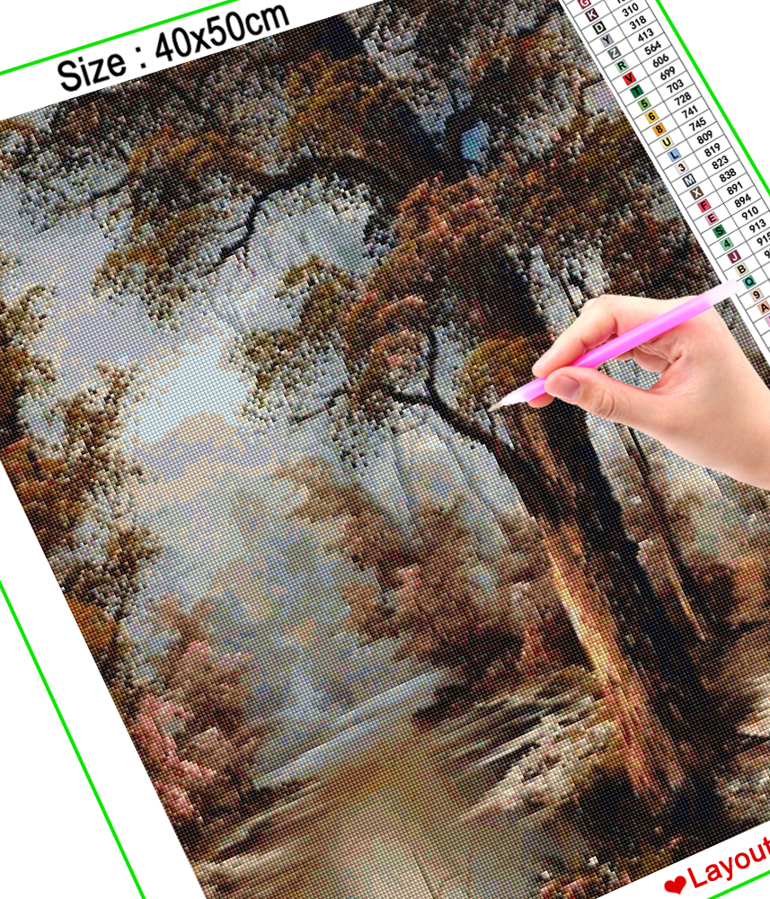 HOMFUN Diamond Painting Full S – Embroidery Roll Pattern recenzja i cena