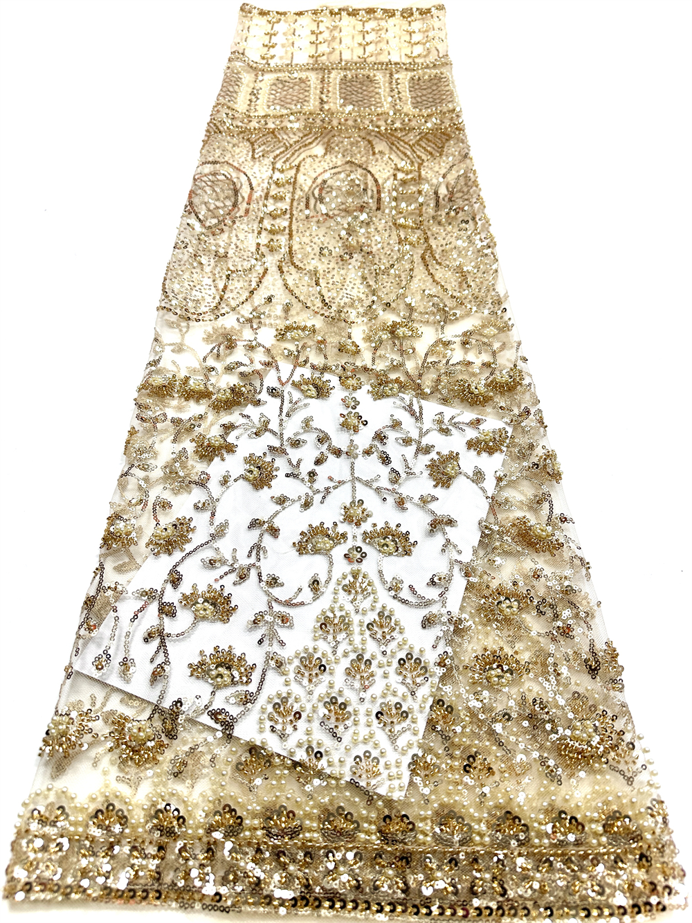 Luxury African Sequins Green B – Embroidery Gradient recenzja i cena