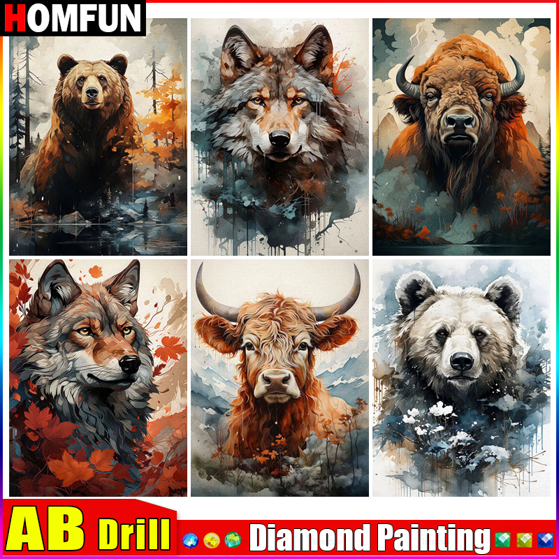 HOMFUN AB Diamond Painting Ful – Embroidery Roll Pattern recenzja i cena