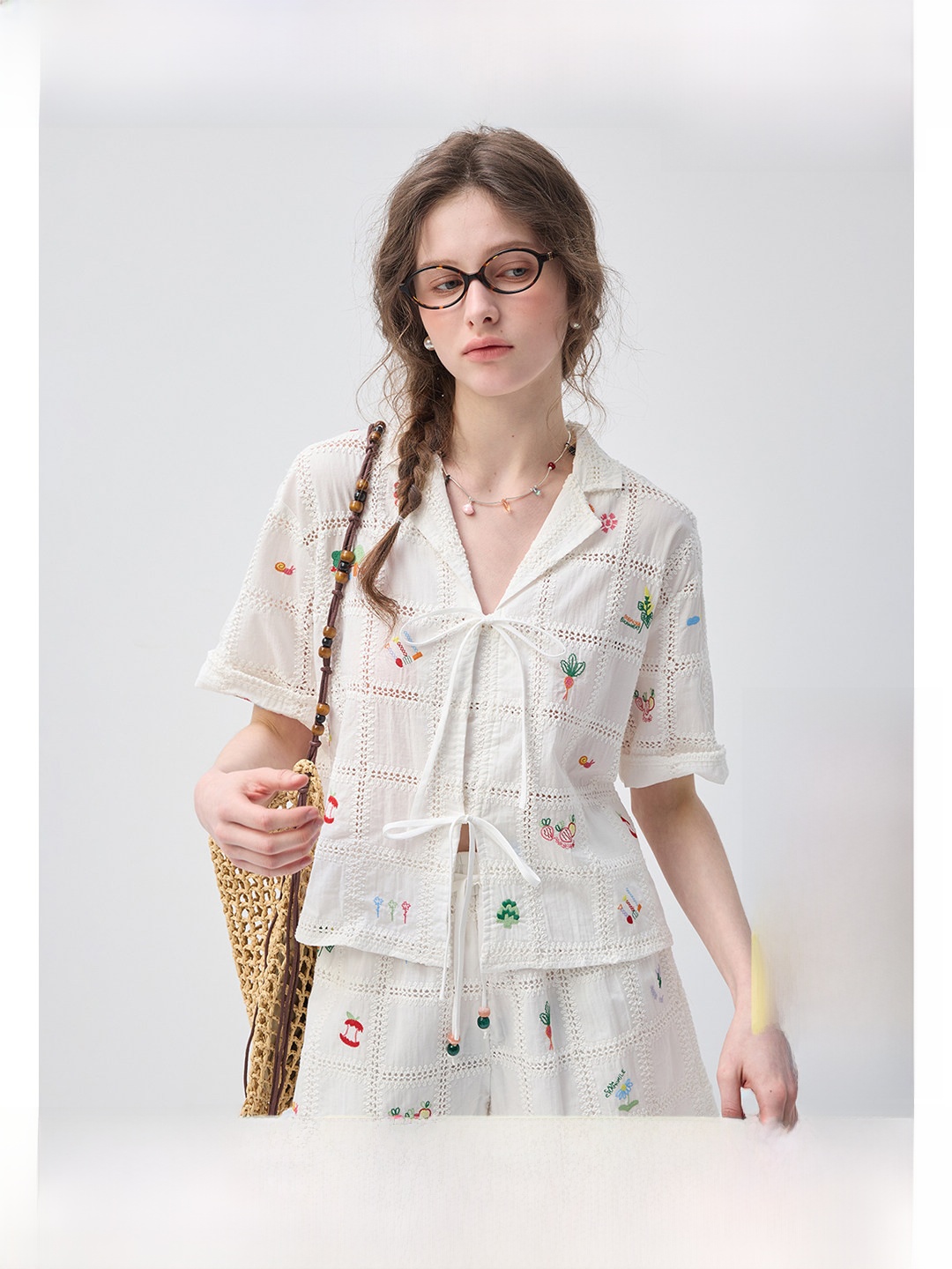 Vega Chang Pure Cotton Shirt S – Embroidery Cotton Shirt recenzja i cena