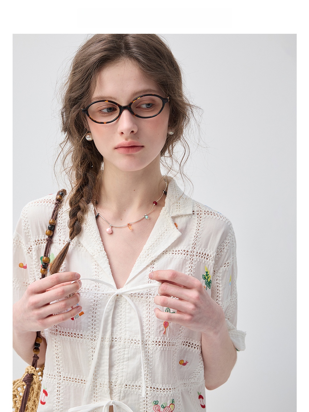 Vega Chang Pure Cotton Shirt S – Embroidery Cotton Shirt recenzja i cena