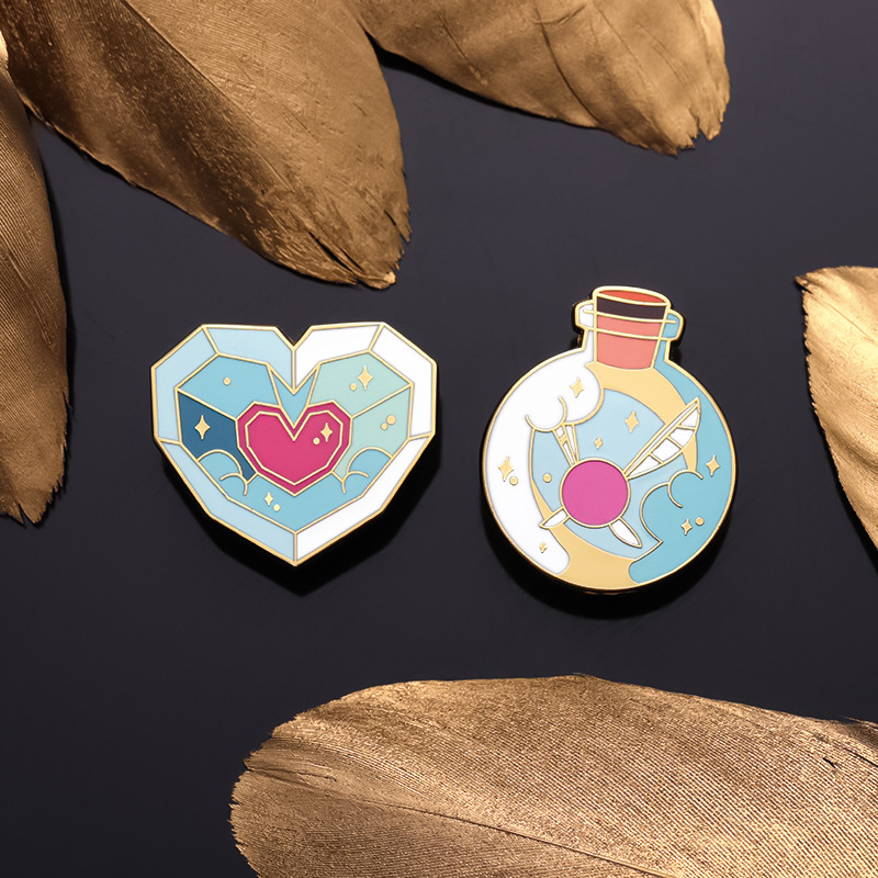 Cute Game Series Love Enamel P – Embroidery Illustration recenzja i cena