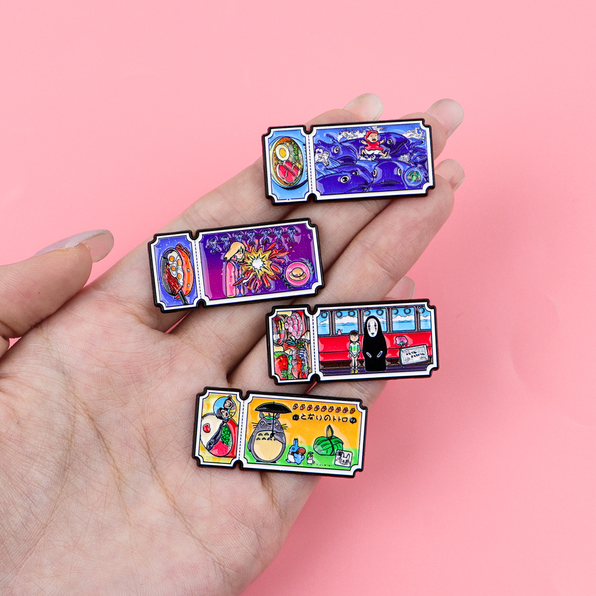 Anime Movie Enamel Pin Cartoon – Embroidery Illustration recenzja i cena