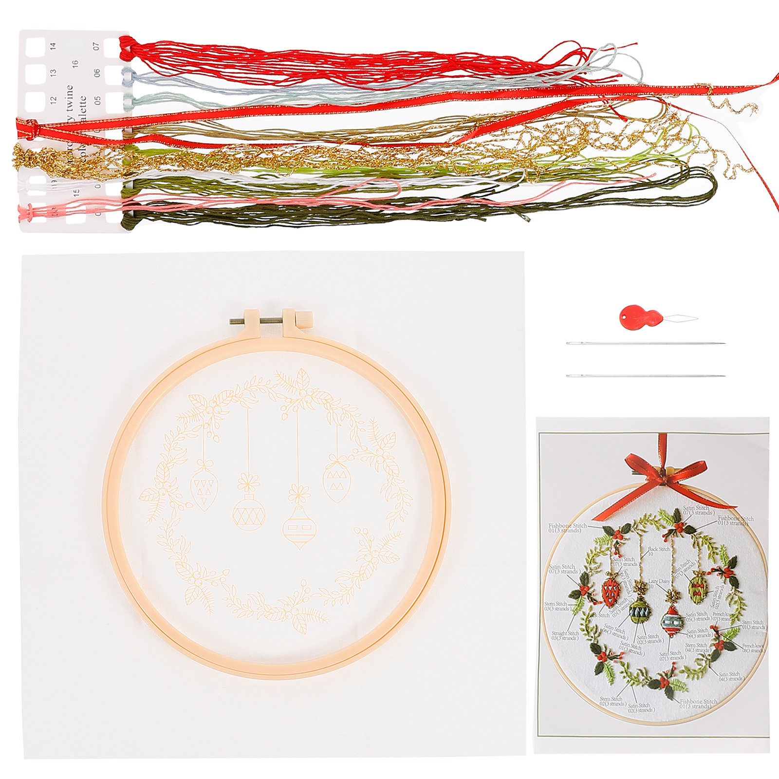 Christmas Embroidery Kit DIY C – Embroidery Xmas Kits recenzja i cena