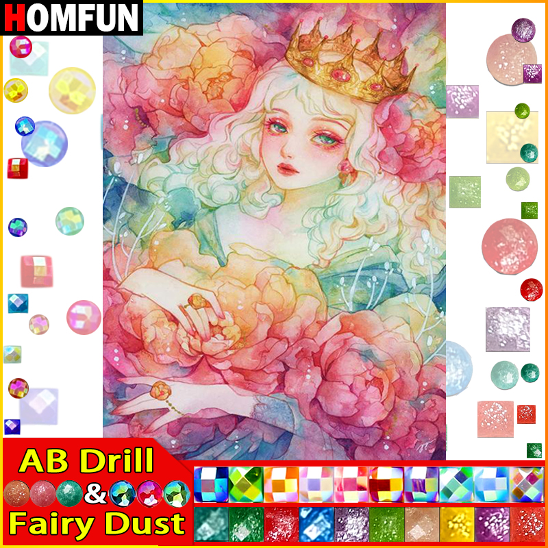 HOMFUN Fairy Dust AB Diamond E – Embroidery Roll Pattern recenzja i cena