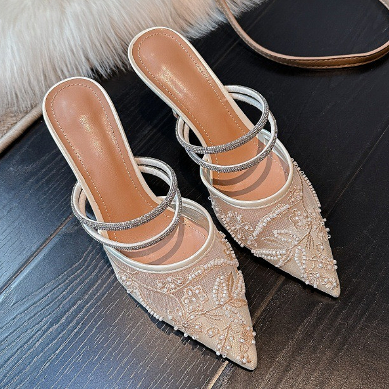 Sexy String Beads Mesh High He – Embroidery Wedding recenzja i cena