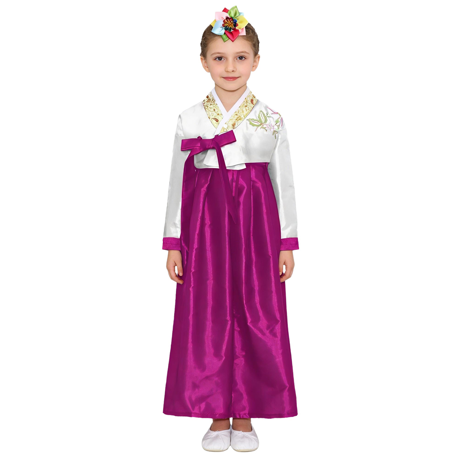 Kids Girls Korean National Han – Embroidery Wedding recenzja i cena