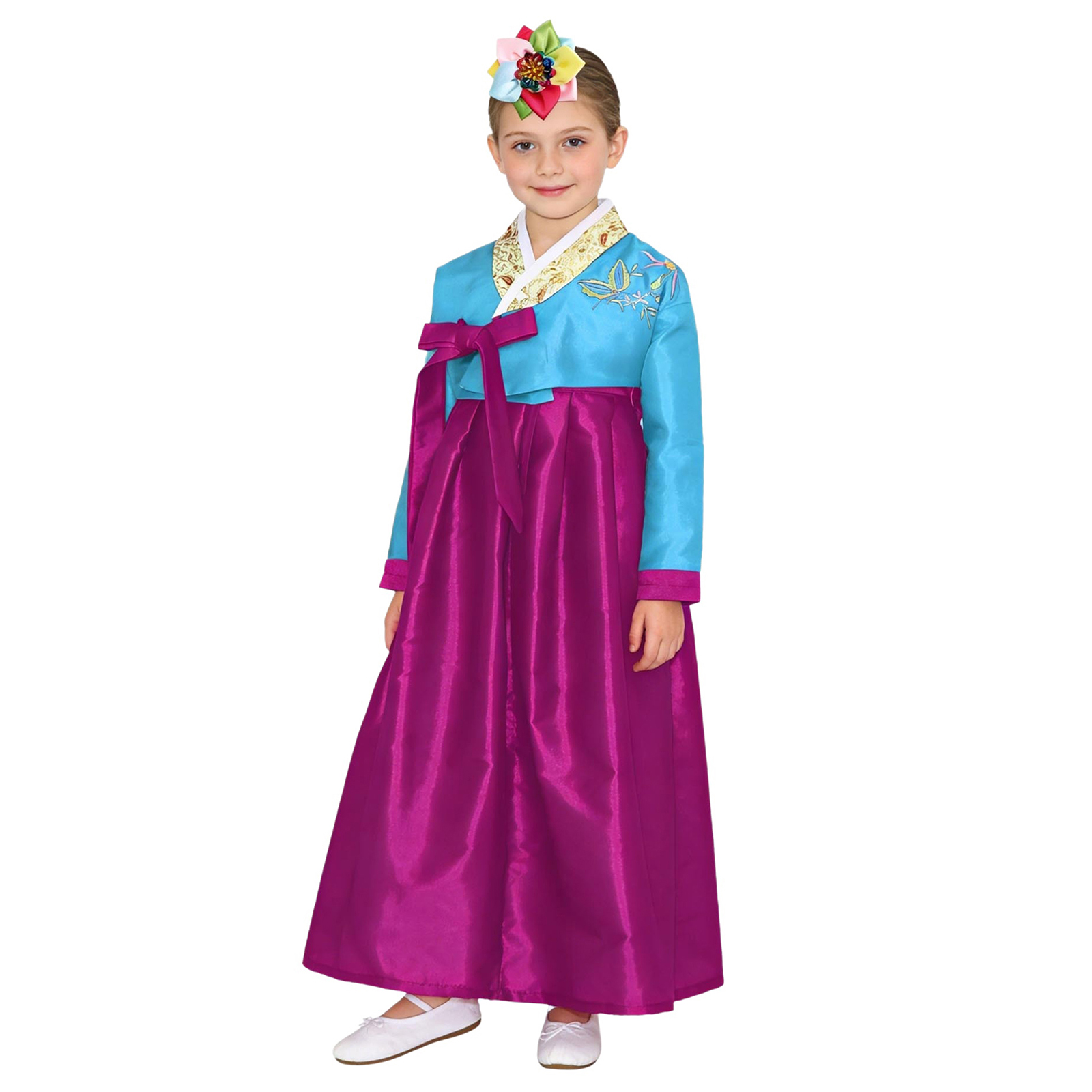 Kids Girls Korean National Han – Embroidery Wedding recenzja i cena
