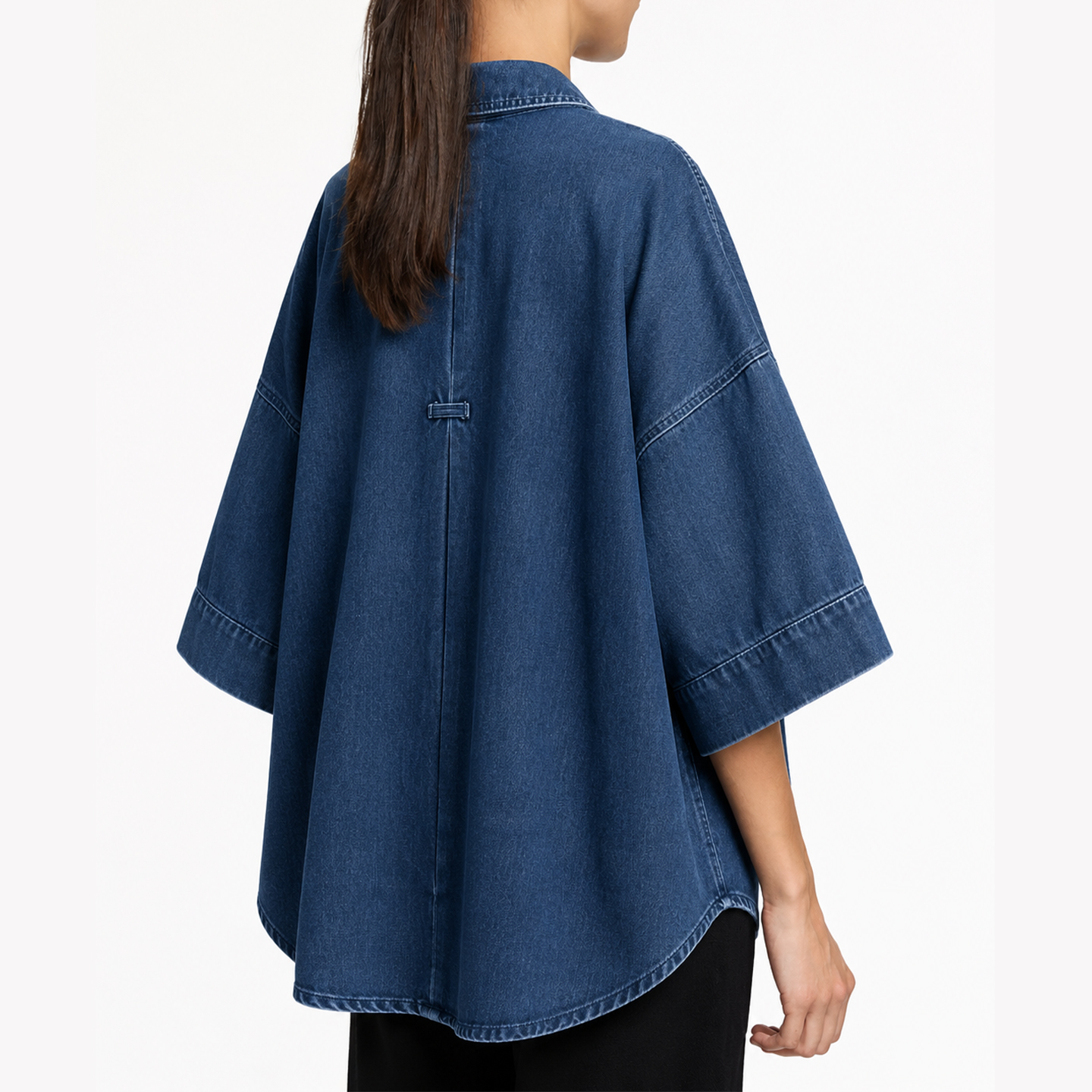 CH Letter Embroidered Solid Co – Embroidery Cotton Shirt recenzja i cena