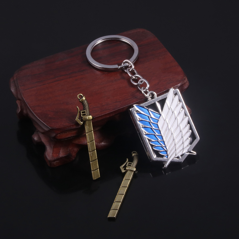 Anime Attack On Titan Keychain – Embroidery Legacy recenzja i cena