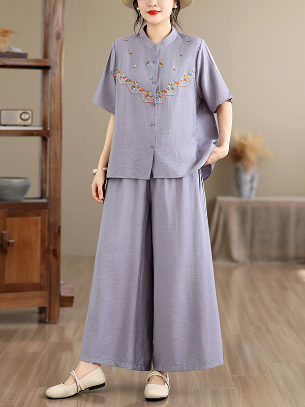 Embroidered Cotton Linen Short – Embroidery Cotton Shirt recenzja i cena