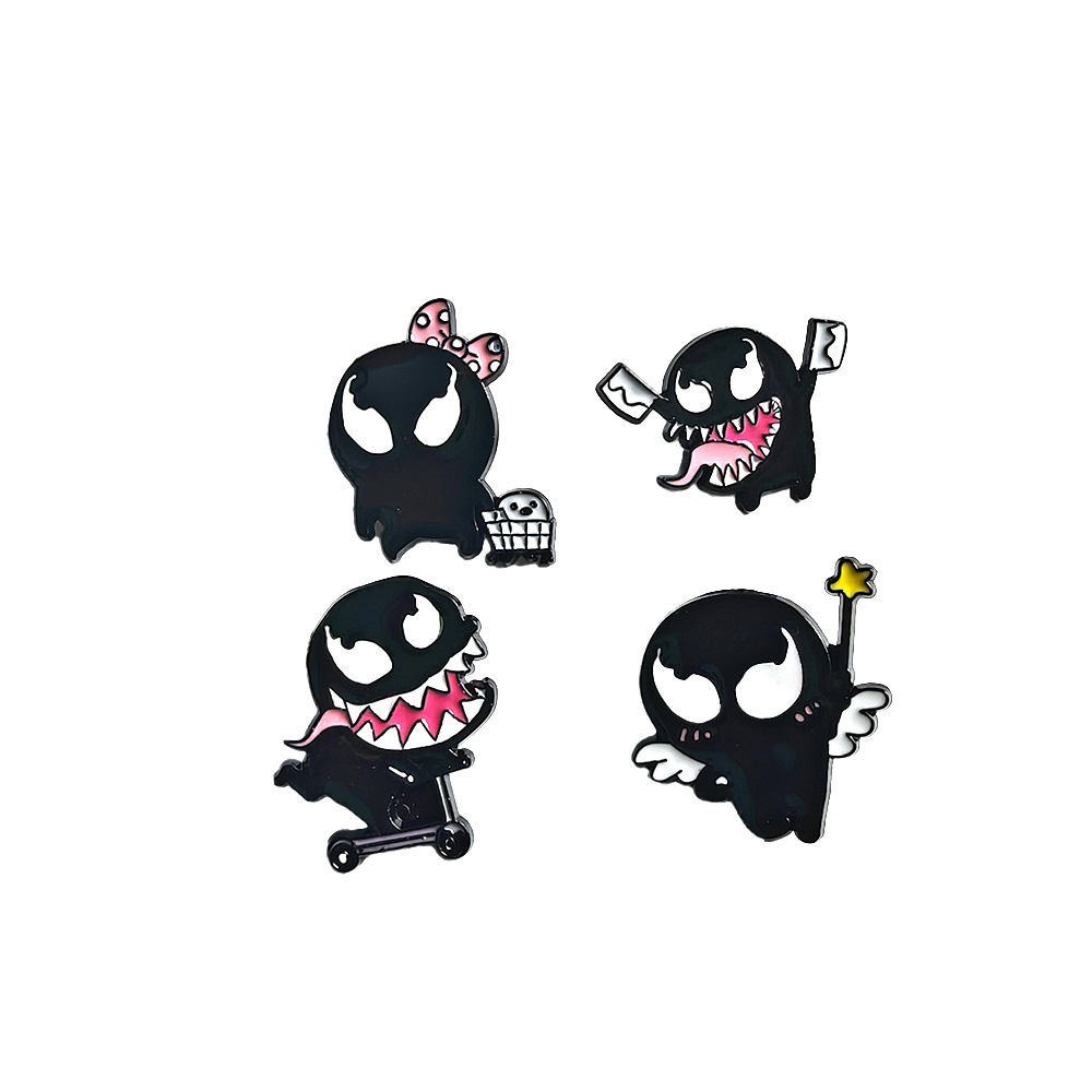 Cute  Funny Venom Brooch Hot-s – Embroidery Illustration recenzja i cena