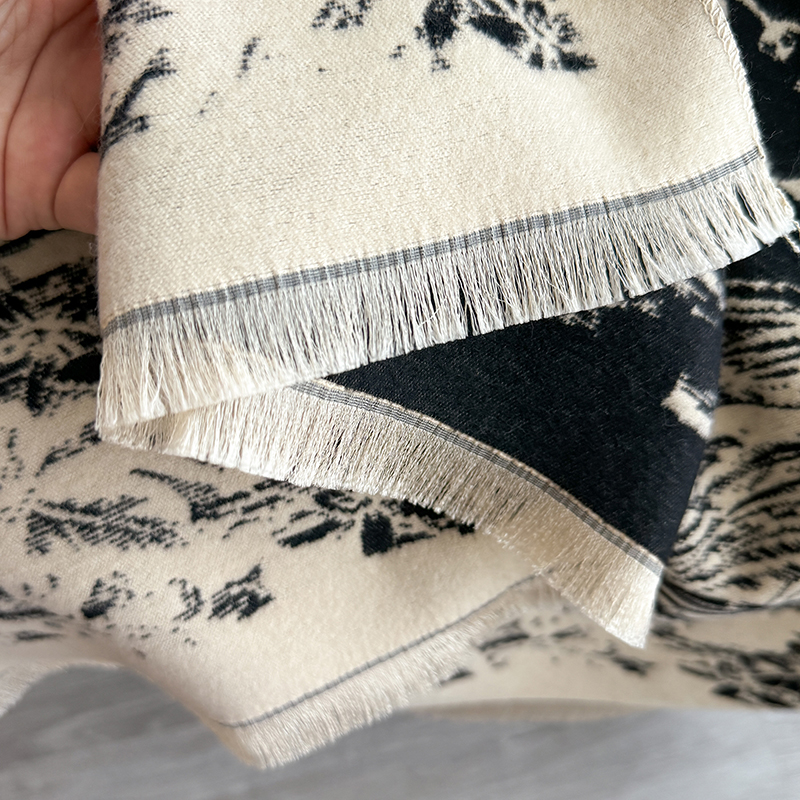 Women Winter Cashmere Scarf Wh – Embroidery Pashmina recenzja i cena