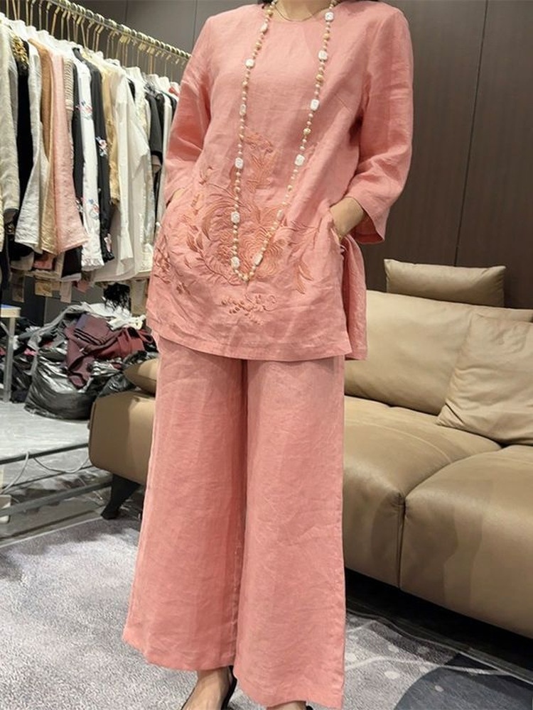 High-End Lightweight Cotton Li – Embroidery Cotton Shirt recenzja i cena