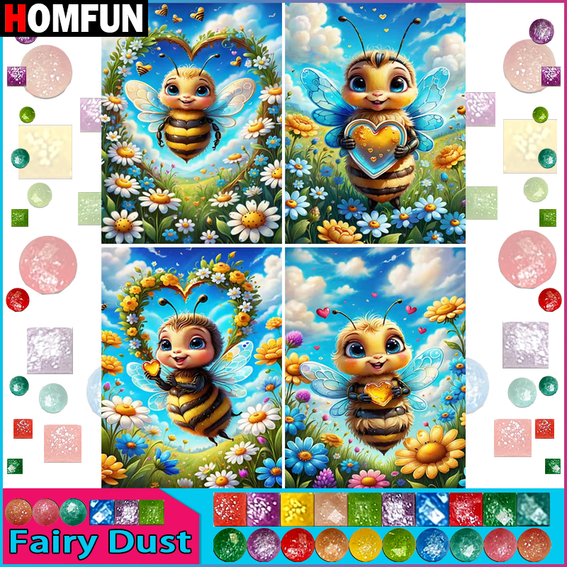 HOMFUN Fairy Dust Diamond Pain – Embroidery Roll Pattern recenzja i cena