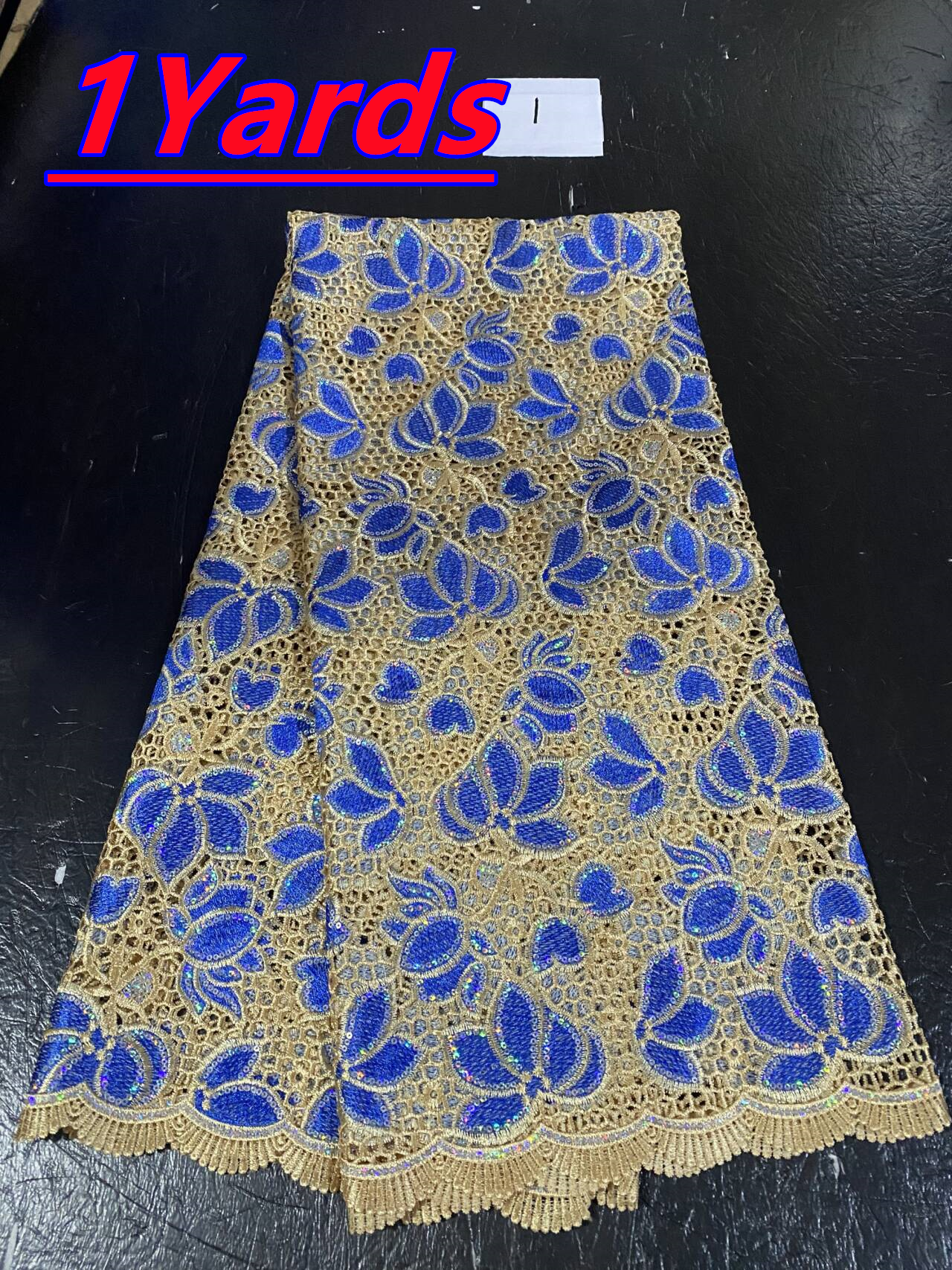 African Sequins Lace Fabrics F – Embroidery Gradient recenzja i cena