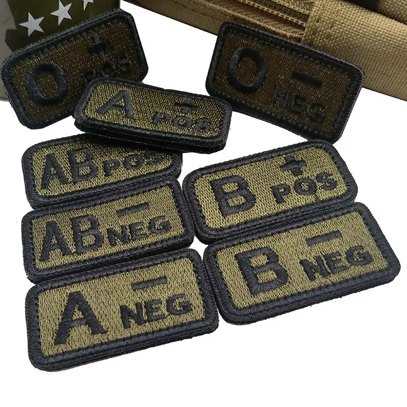 2.5*5CM,A B AB O POS-NEG Blood – Embroidery Fonts recenzja i cena